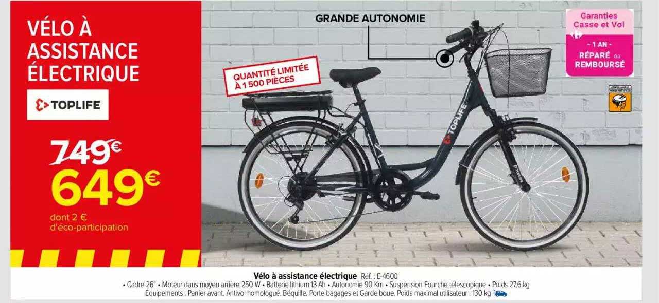 vélo à assistance électrique
