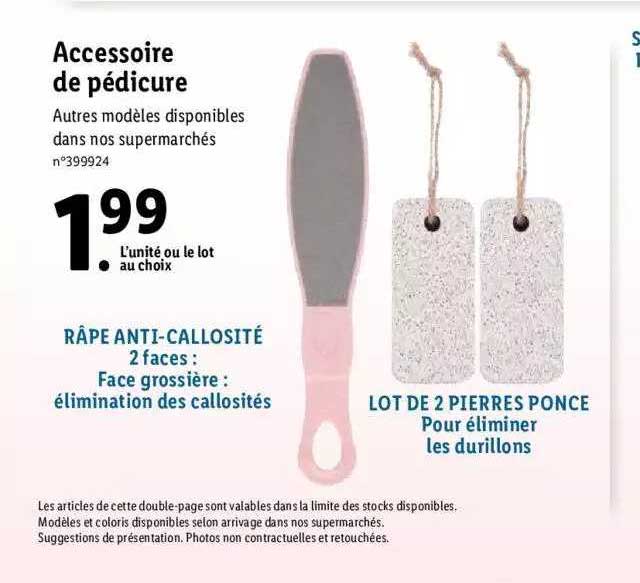 accessoire de pédicure