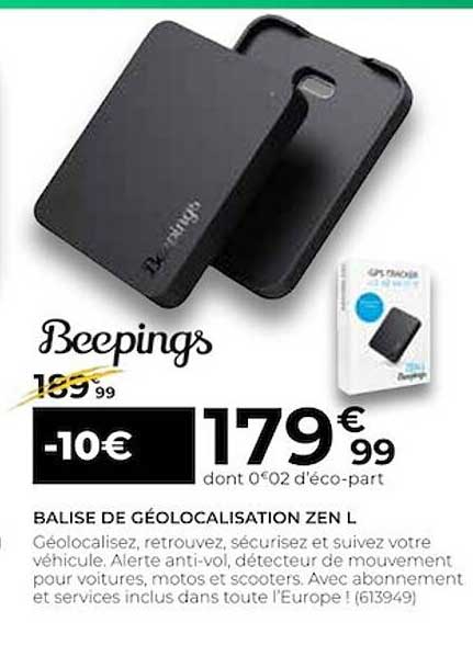 balise de géolocalisation zen l beepings