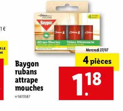 baygon rubans attrape mouches