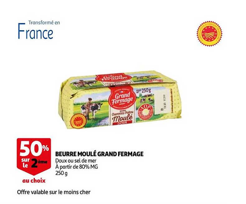 beurre moulé grand fermage
