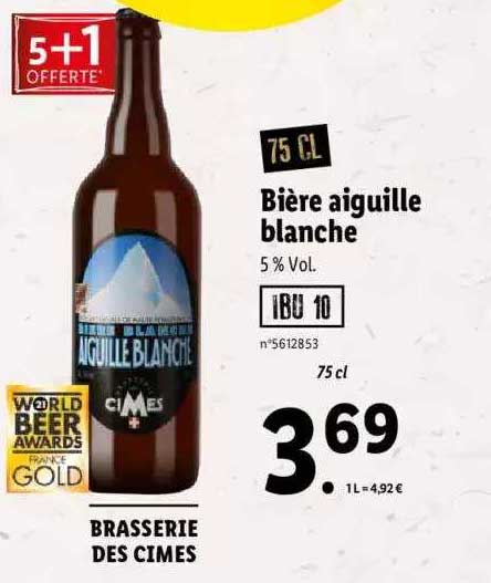 bière aiguille blanche