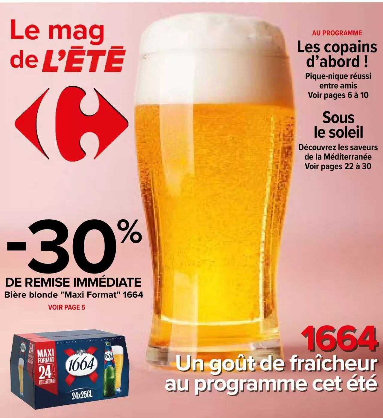 bière blonde "maxi format" 1664