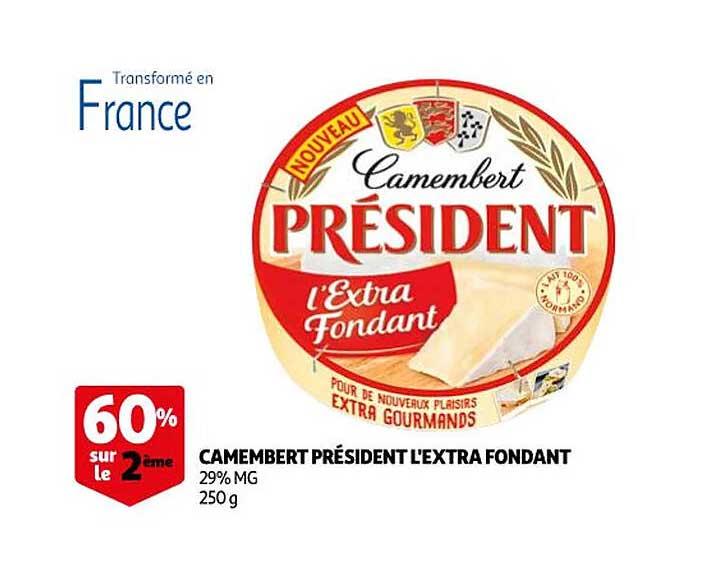 Camembert Président L'extra Fondant