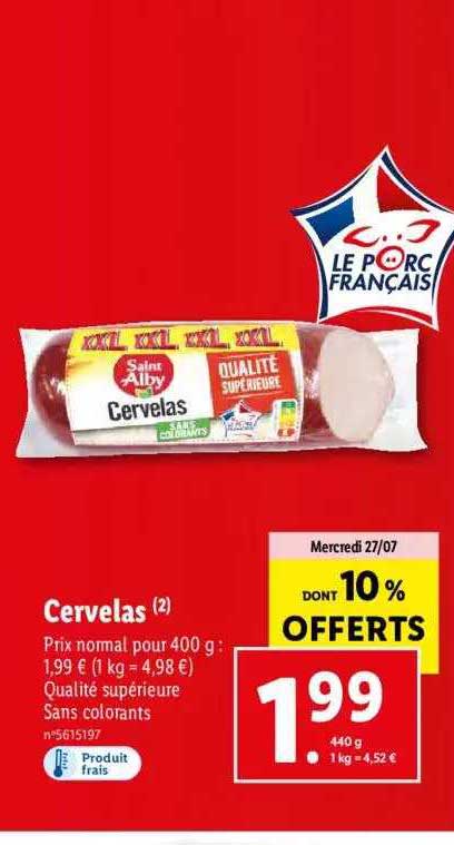 cervelas saint alby