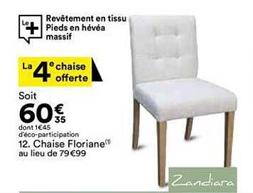 chaise floriane zandiara