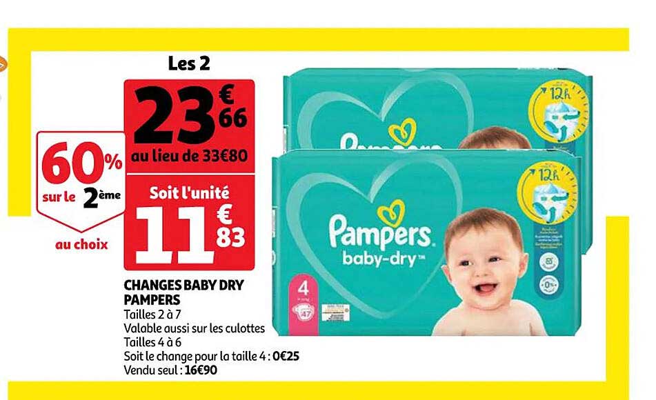 Changes Baby Dry Pampers