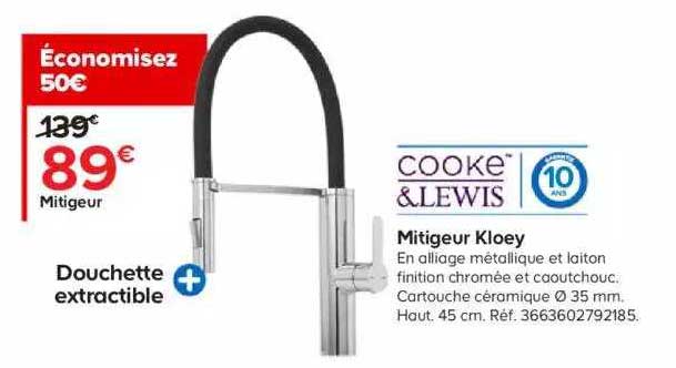 cooke&lewis mitigeur kloey