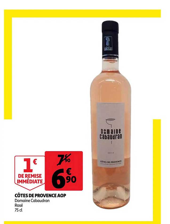 Côtes De Provence Aop Domaine Cabaudran Rosé