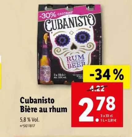Cubanisto Bière Au Rhum