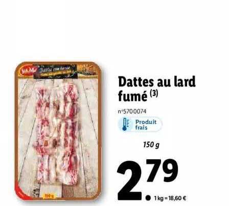 Dattes Au Lard Fumé