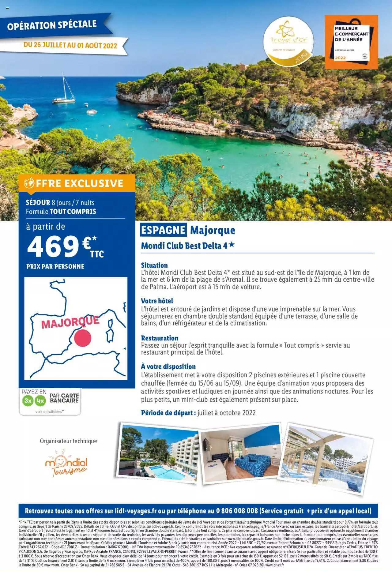 espagne majorque mondi club best delta