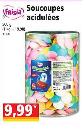 frisia soucoupes acidulées