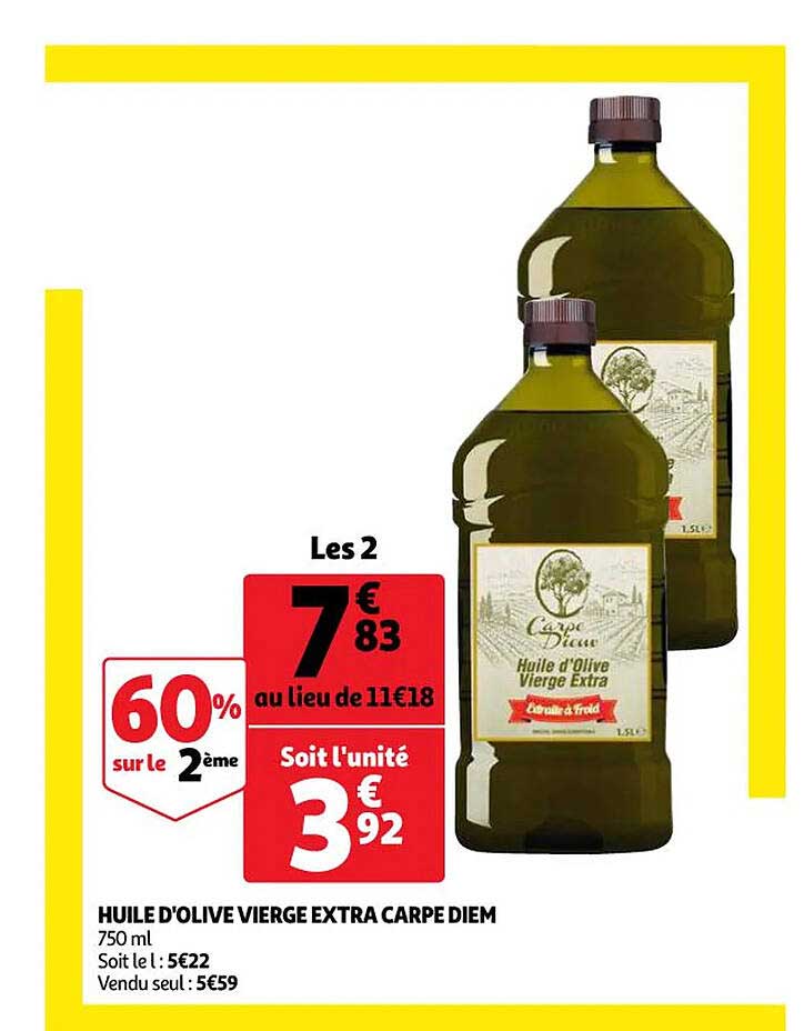 huile d'olive vierge extra carpe diem