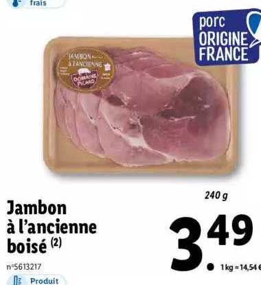 Jambon à L'ancienne Boisé