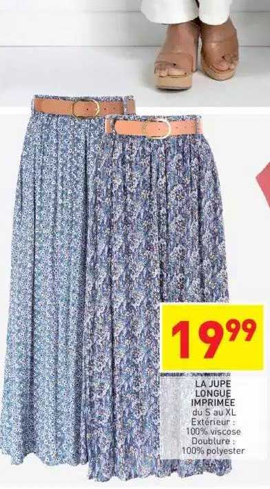 La Jupe Longue Imprimée