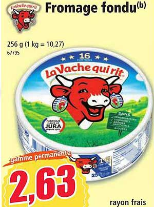 la vache qui rit fromage fondu