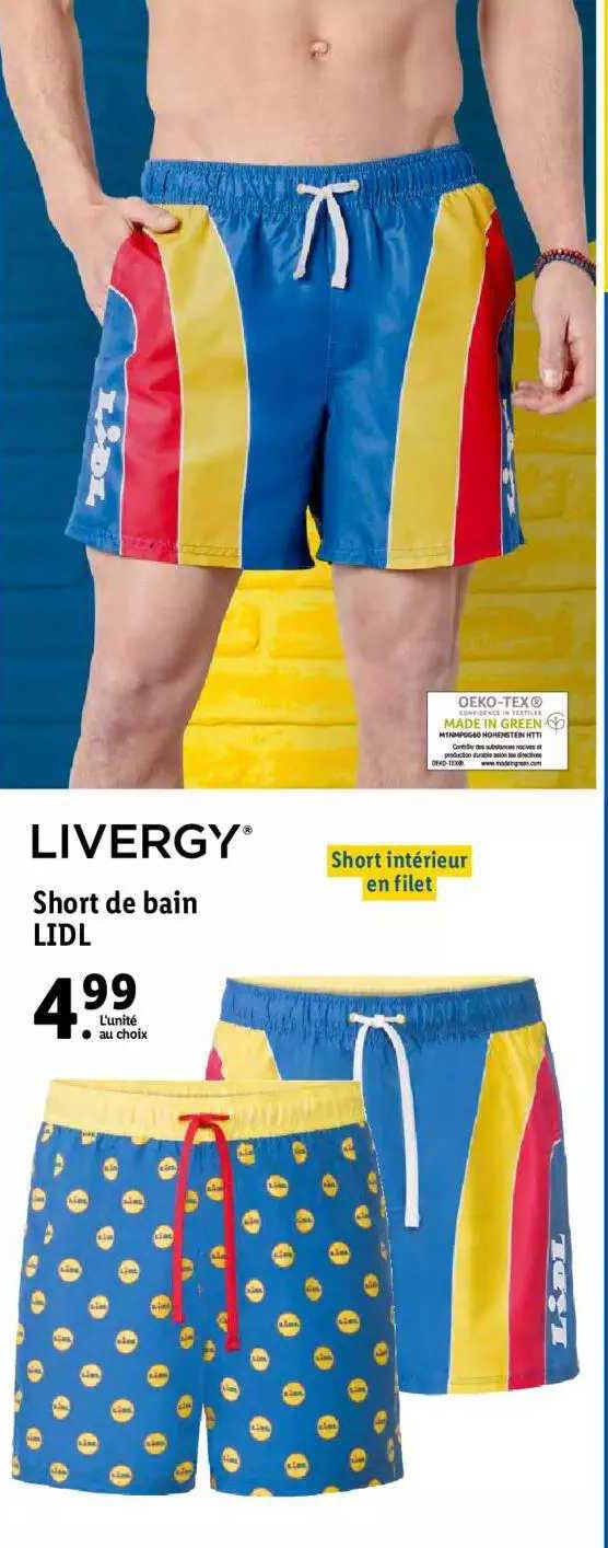 Livergy Short De Bain Lidl