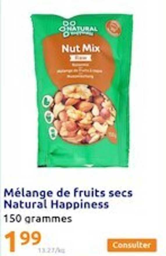 Mélange De Fruits Secs Natural Happiness