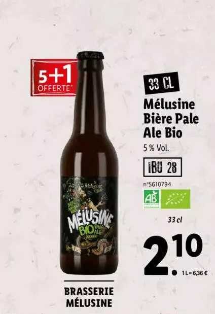 mélusine bière pale ale bio