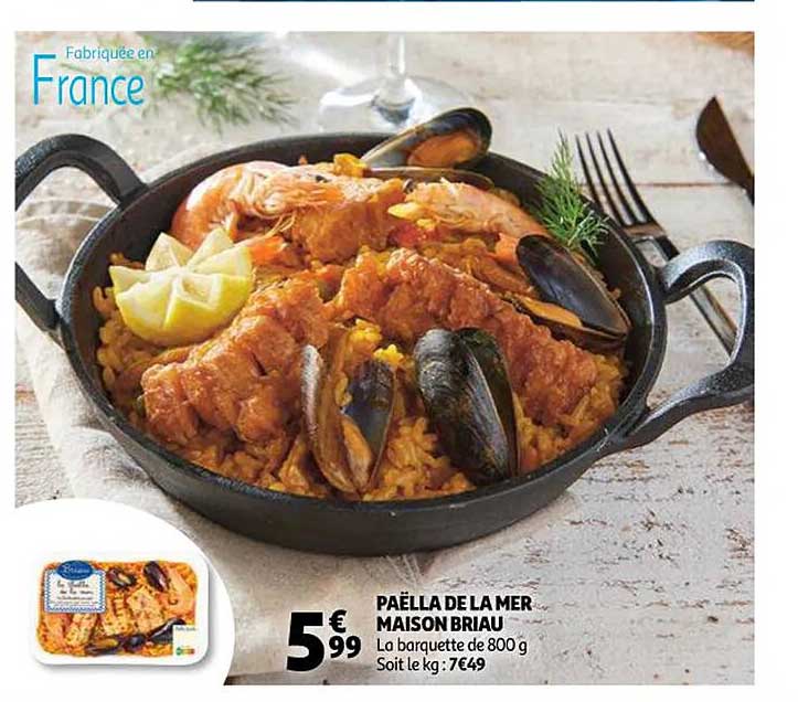 Paëlla De La Mer Maison Briau