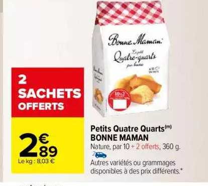 Petits Quatre Quarts Bonne Maman