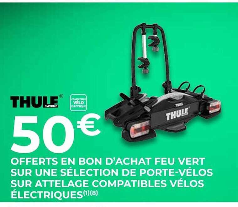 porte-vélos sur attelage compatibles vélos électriques thule