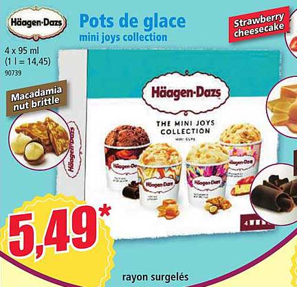 pots de glace häagen-dazs