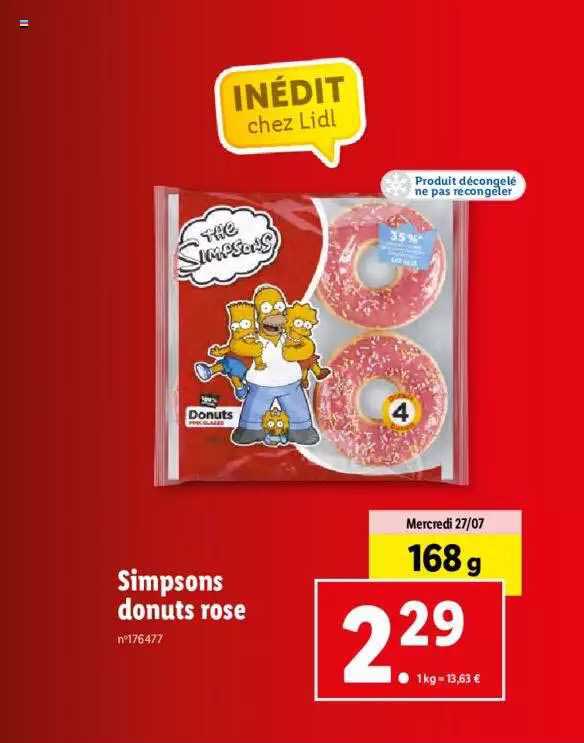 Simpsons Donuts Rose