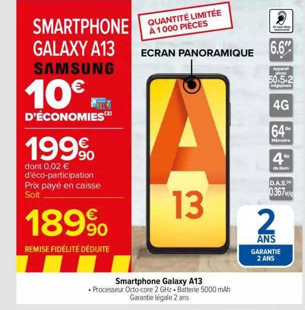 smartphone galaxy a13 samsung