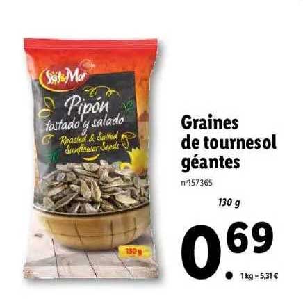 sol mar graines de tournesol géantes