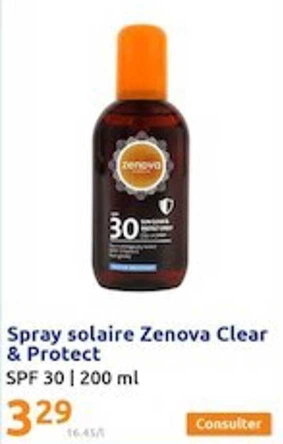 Spray Solaire Zenova Clear & Protect