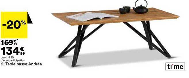 table basse andréa time