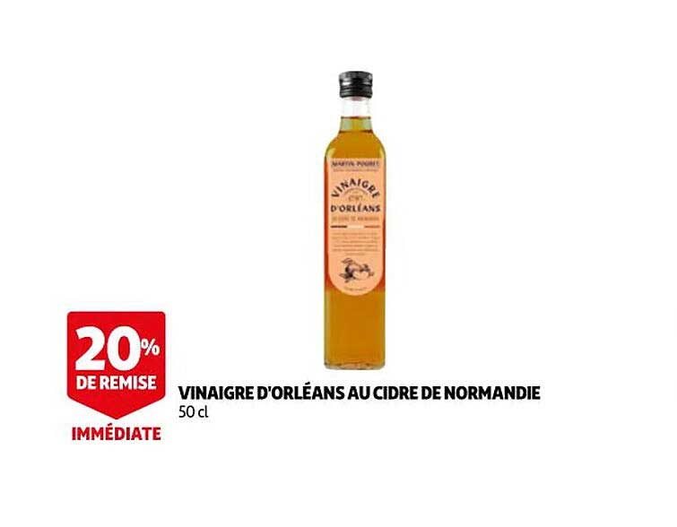 vinaigre d'orléans au cidre de normandie