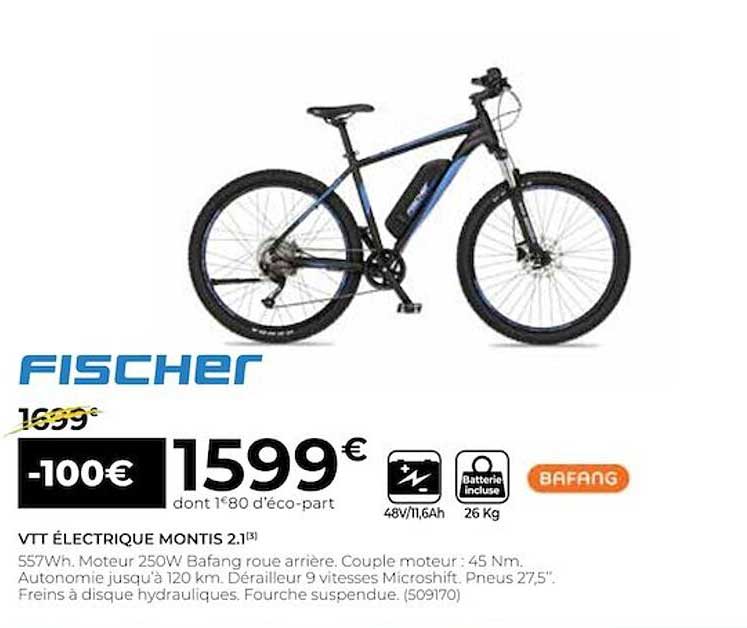 vtt électrique montis 2.1 fischer