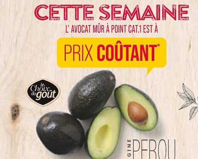 avocat mûr à point