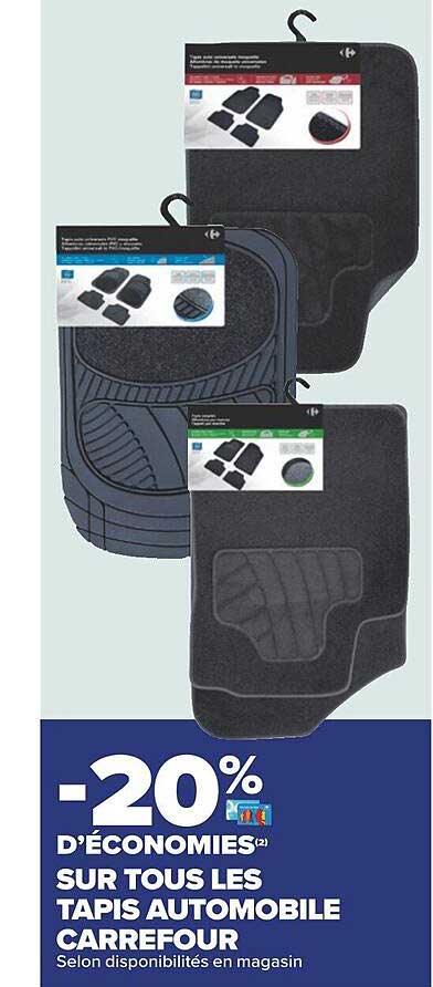 Les Tapis Automobile Carrefour