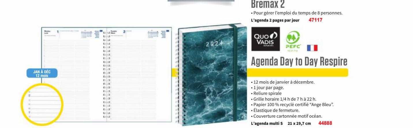 agenda day to day respire quovadis