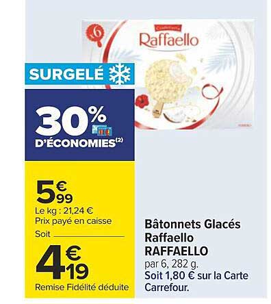 Bâtonnets Glacés Raffaello