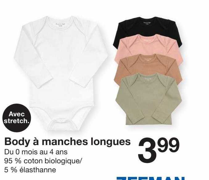 body à manches longues