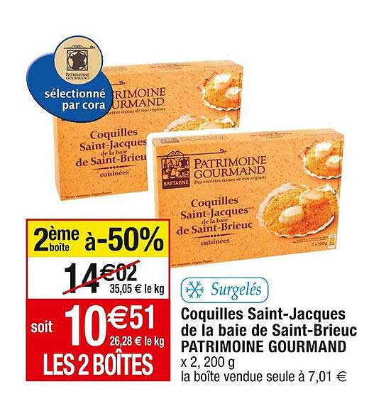 coquilles saint-jacques de la baie de Saint-Brieuc patrimoine gourmand