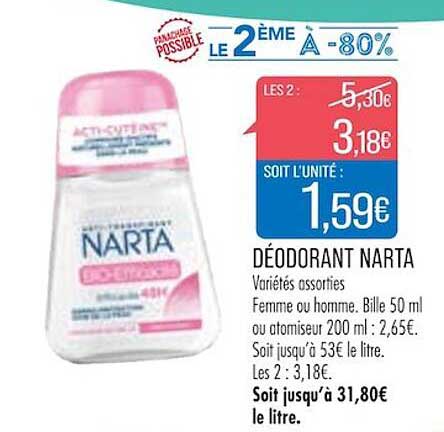 Déodorant Narta