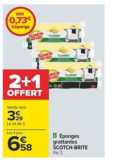 éponges Grattantes Scotch-brite
