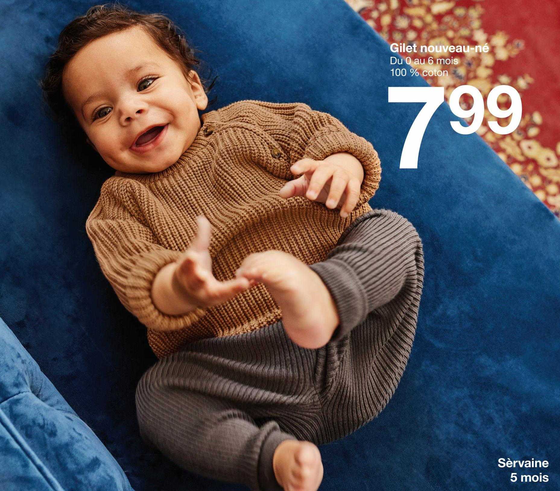 gilet nouveau-né