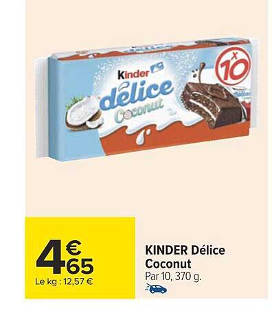 Kinder Délice Coconut