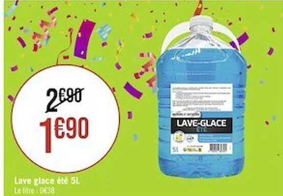 lave glace été 5l