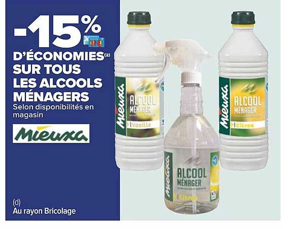 les alcools ménagers mieuxa