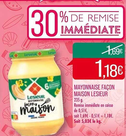 Mayonnaise Façon Maison Lesieur