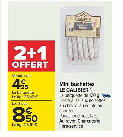 Mini Bûchettes Le Galibier