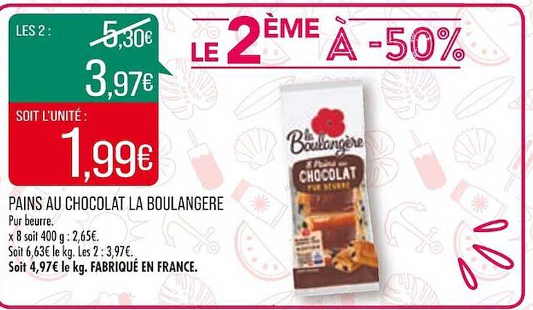 Pains Au Chocolat La Boulangère